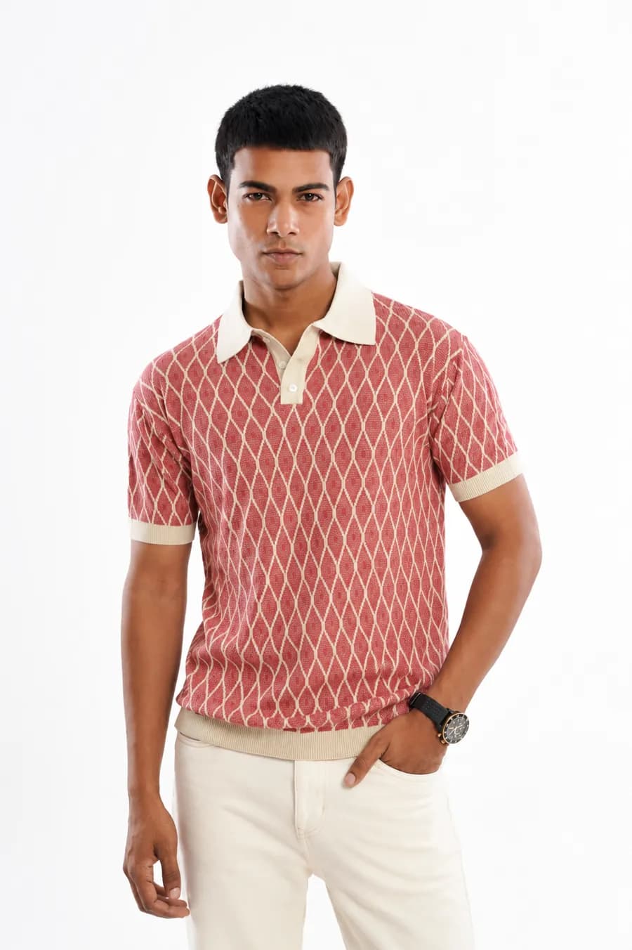 Verona polo, worn